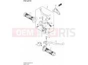 SUZUKI TU250X L5 (2015) (E03,E28,E33) 467A - HANDLE LEVER