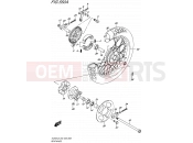 SUZUKI TU250X L6 (2016) (E03,E28,E33) 550A - REAR WHEEL