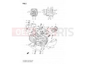 SUZUKI VS1400GLP V (1997) Intruder (E03,E28,E33) 2 - CYLINDER HEAD (REAR)