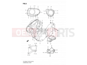SUZUKI VS1400GLP V (1997) Intruder (E03,E28,E33) 5 - CRANKCASE COVER