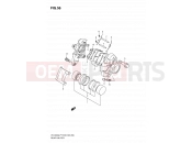 SUZUKI VS1400GLP V (1997) Intruder (E03,E28,E33) 56 - REAR CALIPER