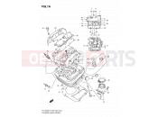 SUZUKI VS1400GLP X (1999) Intruder (E03,E28,E33) 1A - CYLINDER HEAD (FRONT)