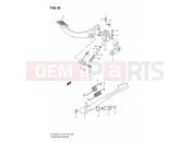 SUZUKI VS1400GLP X (1999) Intruder (E03,E28,E33) 35 - STAND - REAR BRAKE