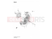 SUZUKI VS1400GLP X (1999) Intruder (E03,E28,E33) 50 - FRONT WHEEL