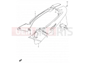 40 - FRAME COVER (MODEL L/M) - Suzuki VX800 / VX800U M (1991)