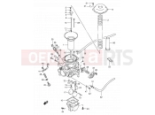 SUZUKI VX800 / VX800U N (1992) 11 - CARBURETOR (REAR)