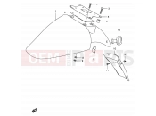 SUZUKI VX800 / VX800U N (1992) 42 - FRONT FENDER