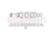 CLUTCH - Ape MIX 50CC 2T 1998-2008
