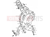 SUZUKI XN85 D (1983) (650) 13 - TURBOCHARGER