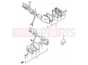 SUZUKI XN85 D (1983) (650) 35 - TURN SIGNAL LAMP (E15, E16, E18, E26, E39)