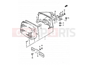 SUZUKI XN85 D (1983) (650) 43 - REAR COMBINATION LAMP (E34)