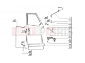 DRIVING MIRROR - Ape MIX 50CC 2T 1998-2008