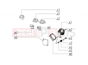 SWITCHES - HORN - Ape MIX 50CC 2T 1998-2008