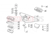UPPER CENTRAL DASHBOARD - Ape MIX 50CC 2T 1998-2008