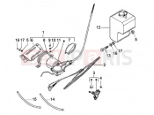 ape Classic 400 2014-től FRONT AND REAR WINDSCREEN WIPER