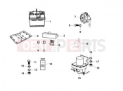 ape Classic 400 2014-től REMOTE CONTROL SWITCHES - BATTERY - HORN