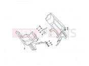 ape MP 601 Classic 2006-2013 REAR COVER - SPLASH GUARD