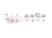 ape MP 601 Classic 2006-2013 SELECTORS - SWITCHES - BUTTONS